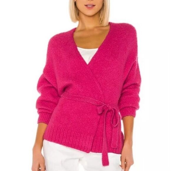 NWT 1.STATE Belted Cardigan Rapture Pink Size Small - Picture 1 of 12
